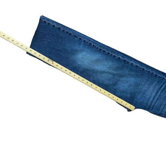 Levi's Premium Ribcage Straight Ankle Raw Hem High Rise Jeans Women 25 Hemmed - Picture 13 of 13